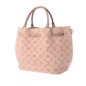 Louis Vuitton Leather Handbag Mahina Girolata Monogram Pink Magnolia